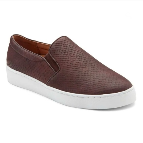Vionic Midi Snake in Merlot Slip-On Sneaker shoes size 8 - Picture 1 of 15